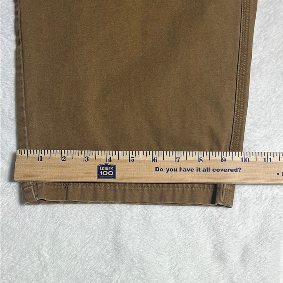 REI Bucksaw Logger Wide Leg Double Knee Brown Utility Pants Size 38x32 Workwear - Picture 8 of 8